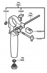 Bosch 0 601 192 770 Gsb 20-2 Rce Percussion Drill 230 V / Eu Spare Parts